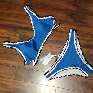NWT blue bikini